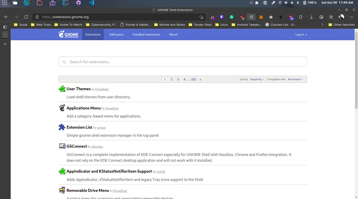 My Favorite Gnome Extensions