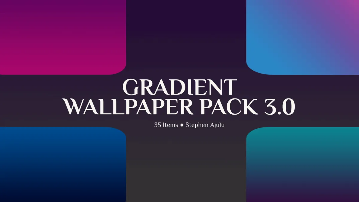Gradient Wallpaper Pack 3 is Out